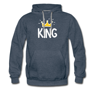 King Queen Hoodie - KING T-Shirt Design | King and Queen Partnershirt