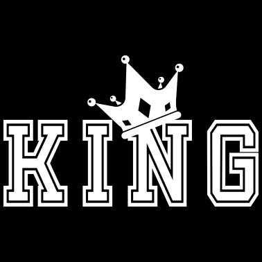Motiv Valentinstag Partnershirt King Krone