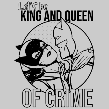 Motiv DC Comics Batman Batgirl King Queen of Crime