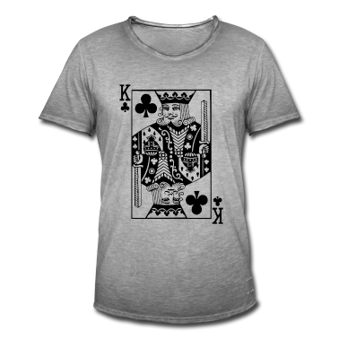 King Queen T-Shirt - Kreuz König Kartenspiel