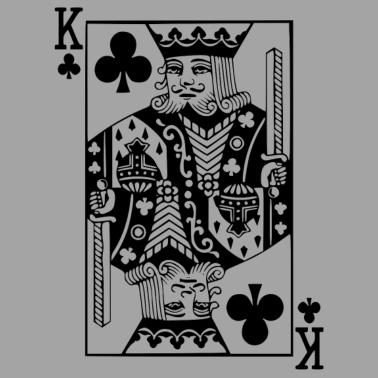 Motiv Kreuz König Kartenspiel