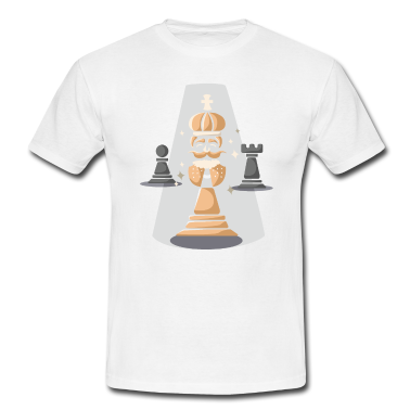 King Queen T-Shirt - Schach König Schachspieler