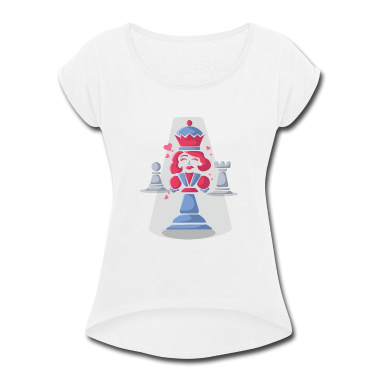 King Queen T-Shirt - Schach Königin Dame Schachspielerin