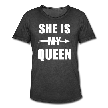 King Queen T-Shirt - She is my Queen - Kingqueen shirt, King and Queen