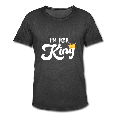 King Queen T-Shirt - Männer Premium TShirt DUO I'm her King
