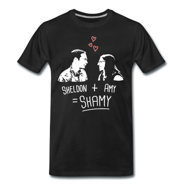 King Queen T-Shirt - The Big Bang Theory Sheldon + Amy = Shamy