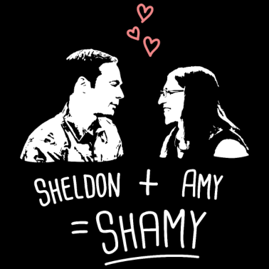 Motiv The Big Bang Theory Sheldon + Amy = Shamy