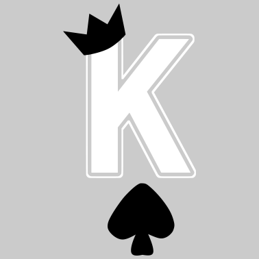 Motiv Herz König K King Krone Pik Karte