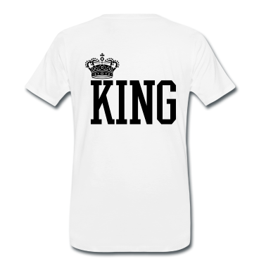 King Queen T-Shirt - King - Queen Geschenk Geschenkidee