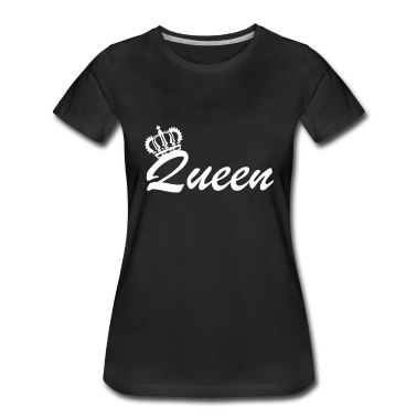 King Queen T-Shirt - Queen Krone Königin Partnerlook royal Geschenkidee