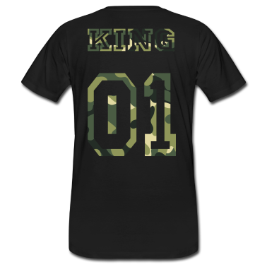 King Queen T-Shirt - King Camouflage