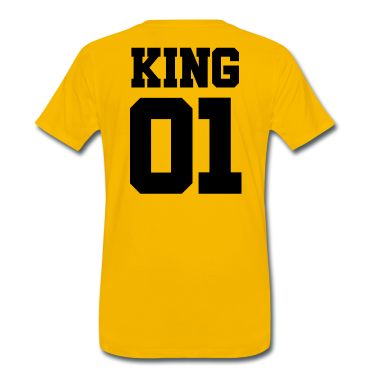 King Queen T-Shirt - KING 01-King and Queen (schwarz)