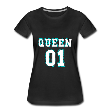 King Queen T-Shirt - King - Queen Pärchendesign