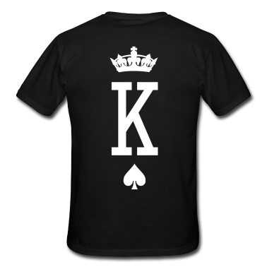King Queen T-Shirt - King und Queen Partnerlook Design!