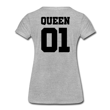 King Queen T-Shirt - Queen 01-King and Queen (schwarz)