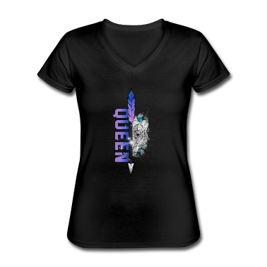 King Queen T-Shirt - Löwin King - Queen Pärchendesign Valentinstag
