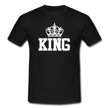 King Queen T-Shirt - KING - Partnershirt - King und Queen