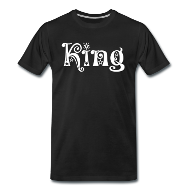 King Queen T-Shirt - King Queen Partnerlook Paare Valentinstag Sterne