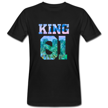King Queen T-Shirt - Partnerlook King Queen 01 Urlaub Geschenk