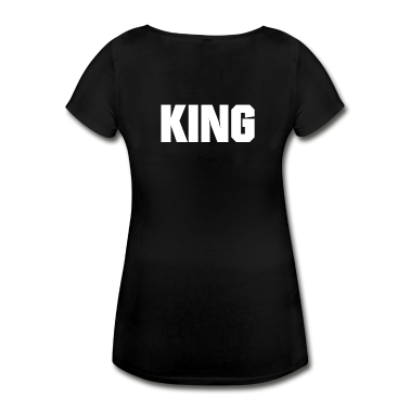 King Queen T-Shirt - King Queen Geschenk Geschenkidee