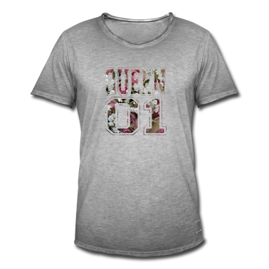 King Queen T-Shirt - Queen 01 King Queen Paar-Liebe Rosen