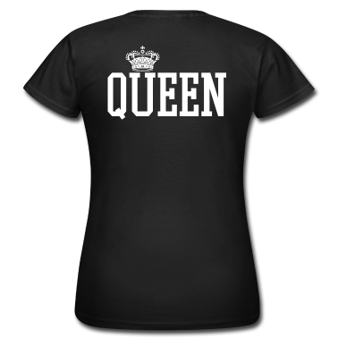 King Queen T-Shirt - King - Queen Geschenk Geschenkidee