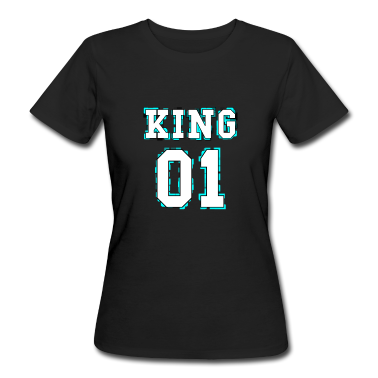 King Queen T-Shirt - King - Queen Pärchendesign