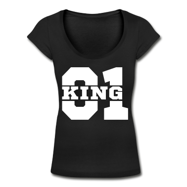 King Queen T-Shirt - King - Queen Pärchendesign