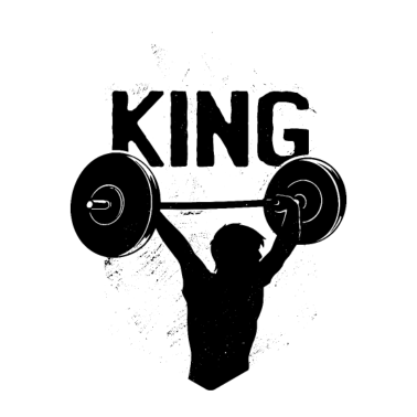 Motiv Krafttraining King und Queen Hanteltraining King