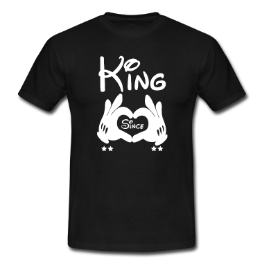 King Queen T-Shirt - King Queen Hände die ein Herz bilden King
