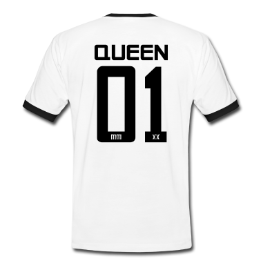 King Queen T-Shirt - King - Queen Geschenk Geschenkidee