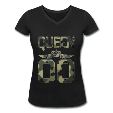 King Queen T-Shirt - King - Queen Geschenk Geschenkidee