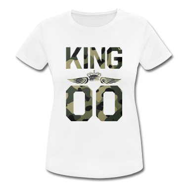 King Queen T-Shirt - King - Queen Geschenk Geschenkidee