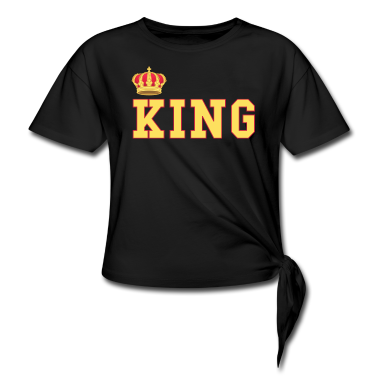 King Queen T-Shirt - King - Queen Geschenk Geschenkidee