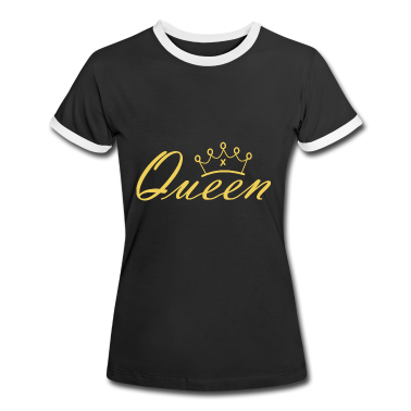 King Queen T-Shirt - King - Queen Geschenk Geschenkidee