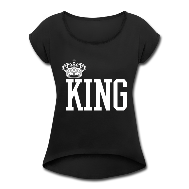 King Queen T-Shirt - King - Queen Geschenk Geschenkidee
