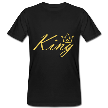 King Queen T-Shirt - King - Queen Geschenk Geschenkidee