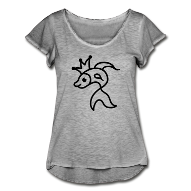 King Queen T-Shirt - Fisch - King - Queen - Line