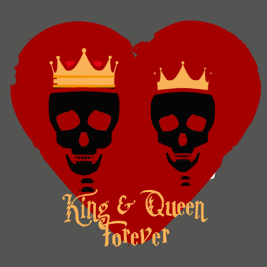 Motiv king & queen