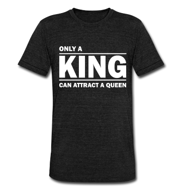 King Queen T-Shirt - King & Queen, Paar-Design, Him