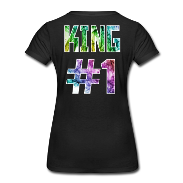 King Queen T-Shirt - KING 01, King #1, Queen Design im Store