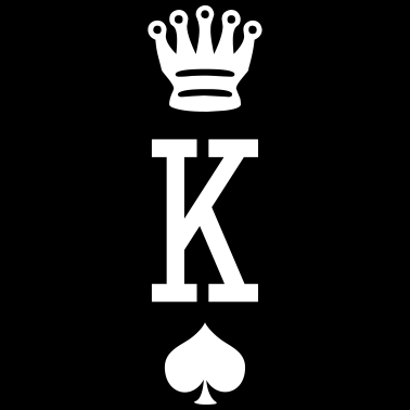 Motiv KING & QUEEN Kartenspiel Partnerlook