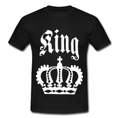 King Queen T-Shirt - KING & QUEEN Krone Partnerlook