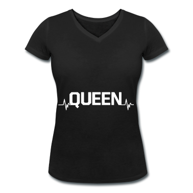 King Queen T-Shirt - Queen Heartbeat King Queen Pärchen Look