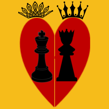 Motiv King Queen Paar