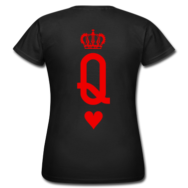 King Queen T-Shirt - Queen and King Partnerlook Design!