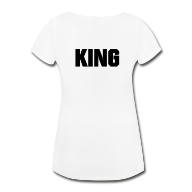 King Queen T-Shirt - King Queen Geschenk Geschenkidee