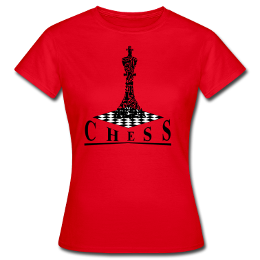 King Queen T-Shirt - King queen chess Schach