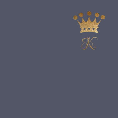 Motiv King goldene Krone Partnerlook mit der Queen