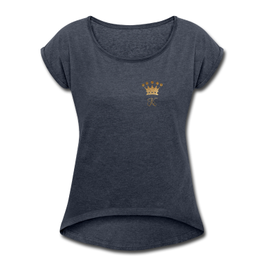 King Queen T-Shirt - King goldene Krone Partnerlook mit der Queen
